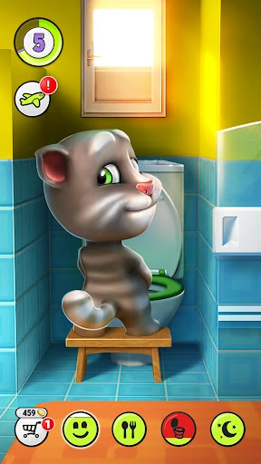 Gameplay screenshot 2 from My Talking Tom - Casual game